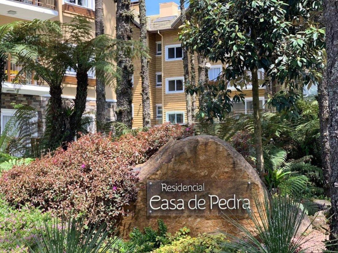 Casa de Pedra Apartamento 103 esmeralda - Próximo ao Super Carros Gramado Exterior foto